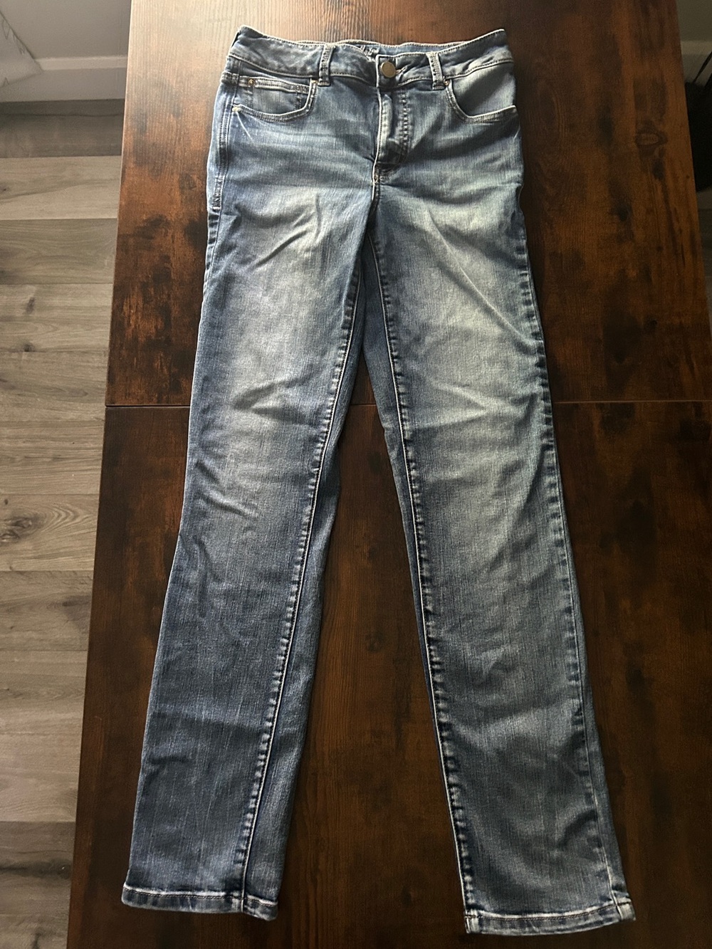 Maurices Mid-Rise Y2K Style Fade Jeans